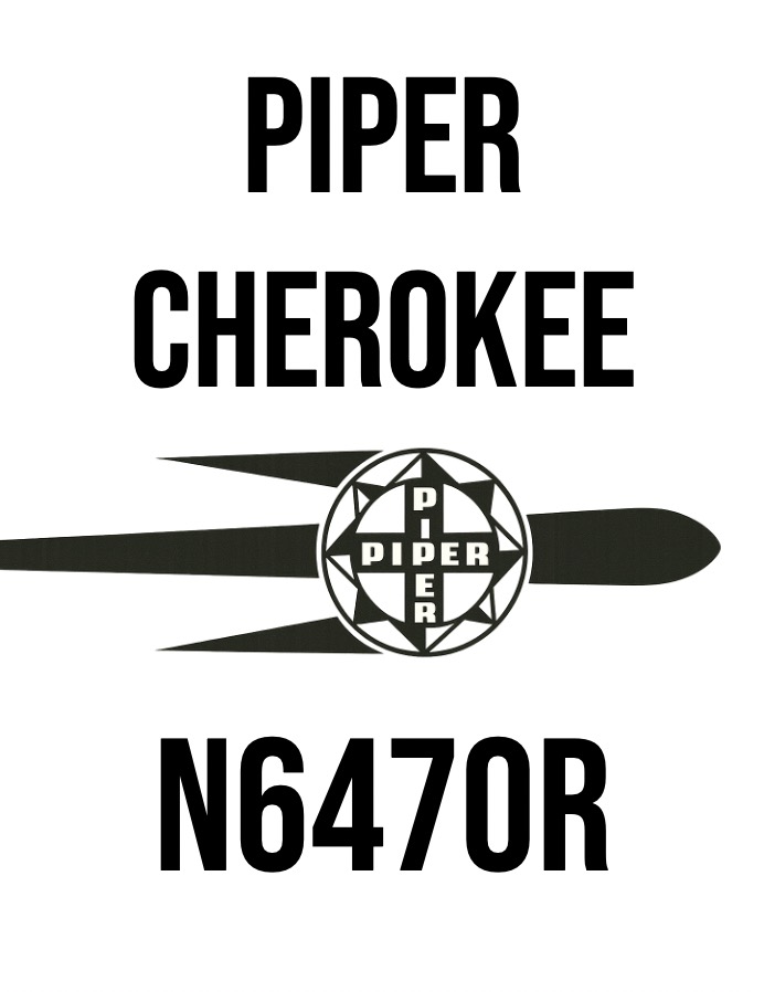 Piper Cherokee N6470R graphic